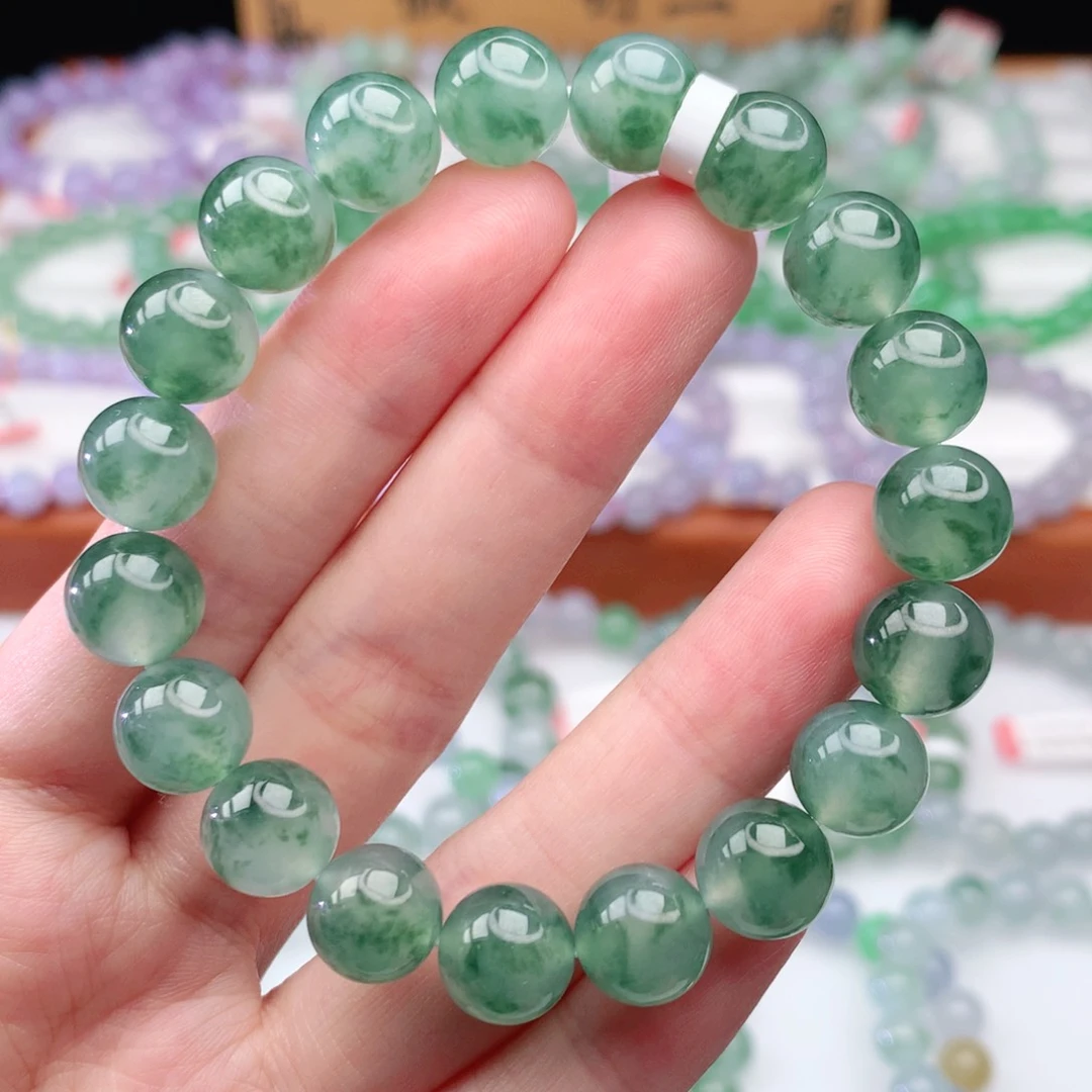 翡翠手链未镶嵌翡翠10mm