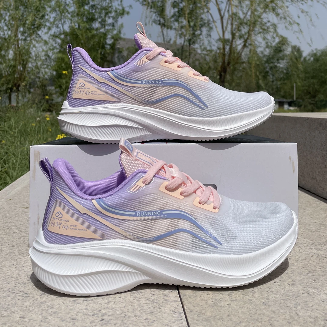 【劲步运动】冰丝莱卡网布夏季时尚运动跑步鞋男女EVA运动鞋2507