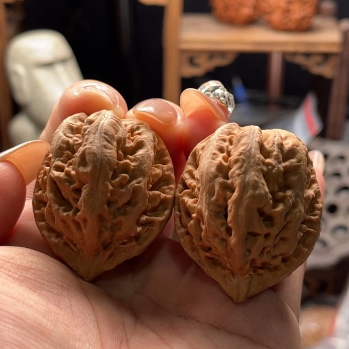 文玩核桃把件楸大胖58