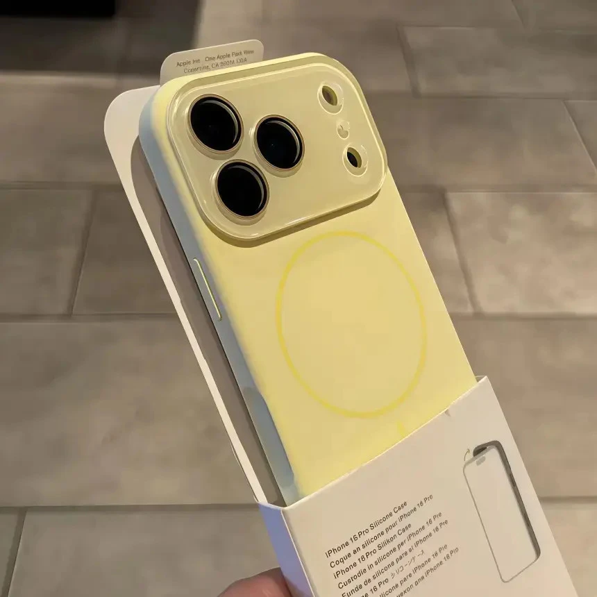 适用苹果17ProMax手机壳磁吸液态硅胶镜头全包iPhone16按键15/143