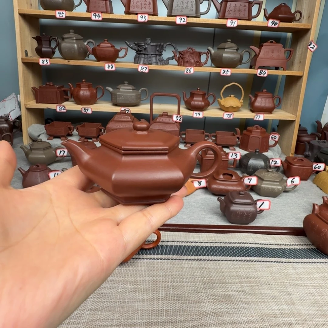 缘***玉茶壶底槽青全手工制作