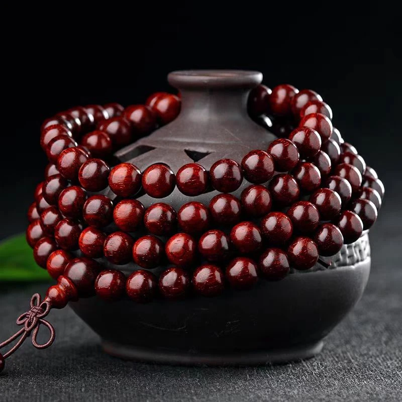 小叶紫檀1.0mmX108颗文玩手串