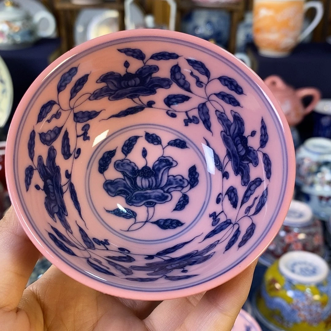 瓷片景德镇陶瓷茶杯1个