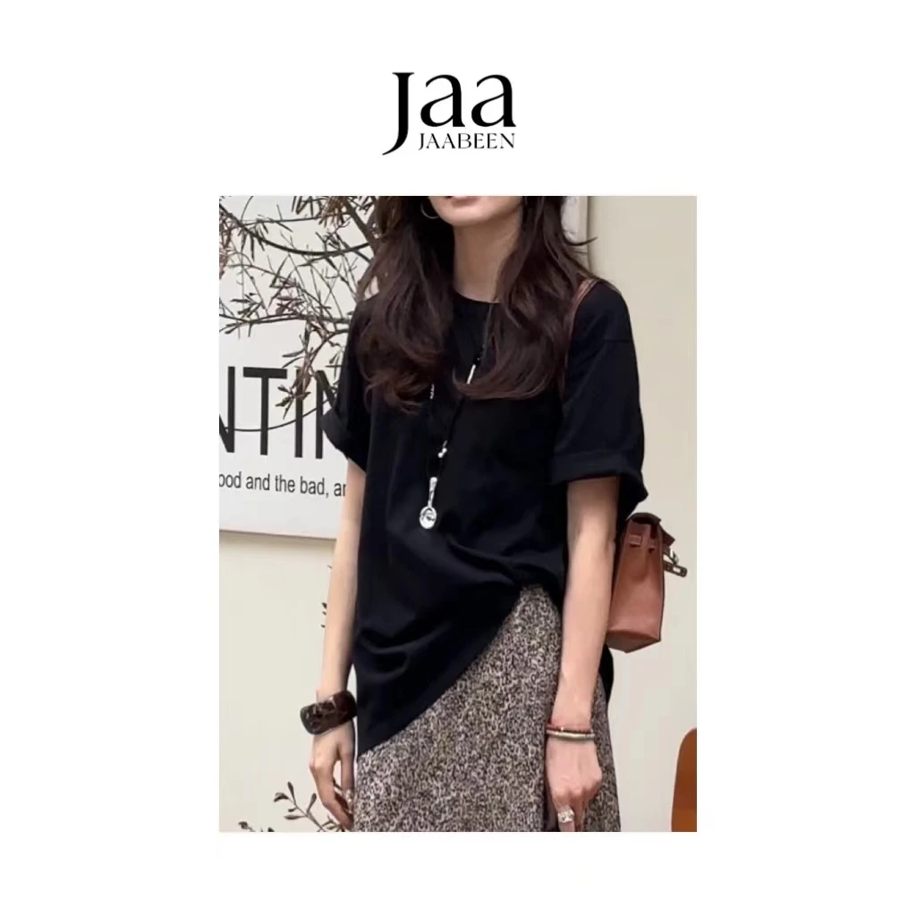 绑带T恤/JAABEEN/25ss夏款小众设计师款针织宽松Tee 25BS01011