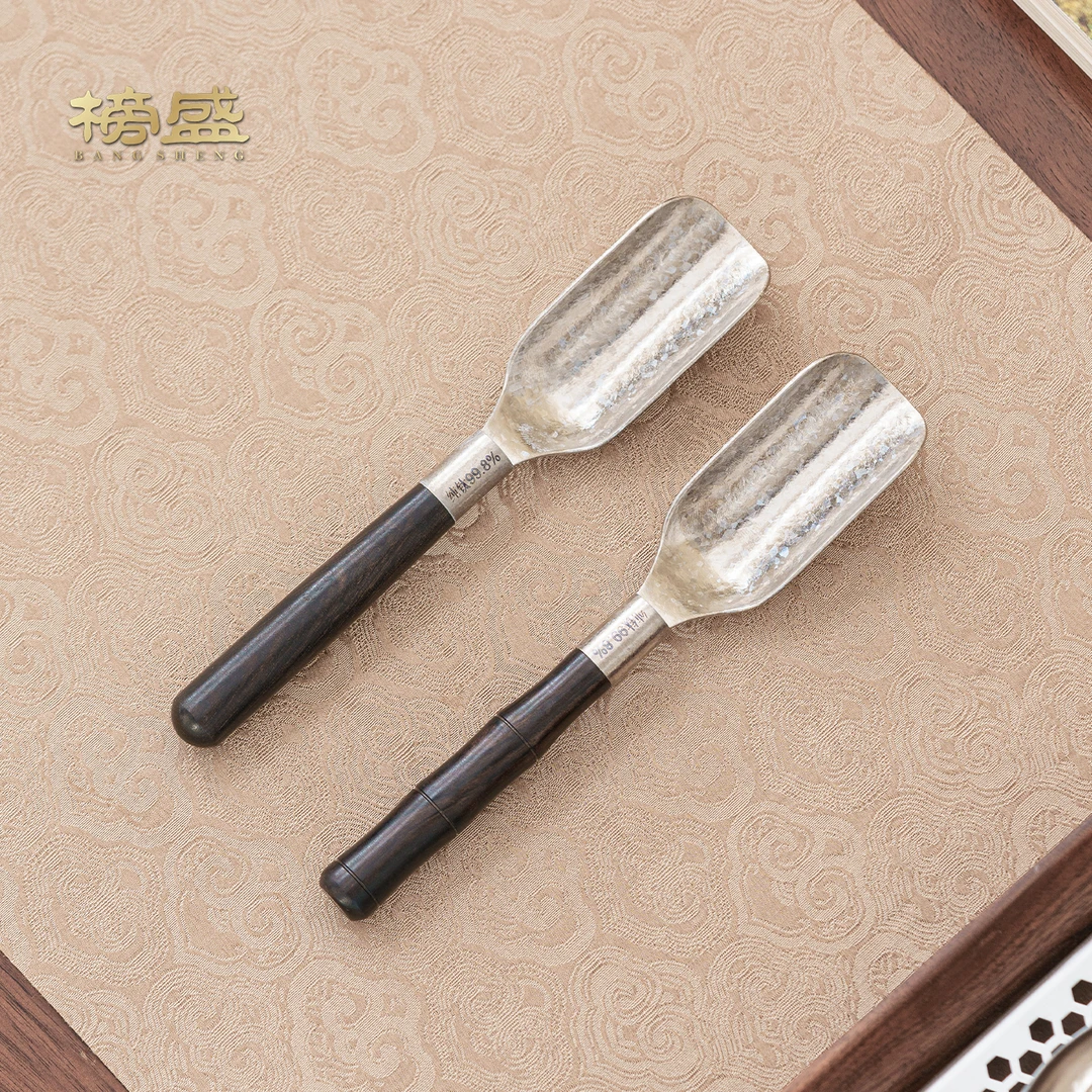 榜盛纯钛茶匙茶叶专用茶勺取茶器高端家用茶具配件茶叶罐分茶工具