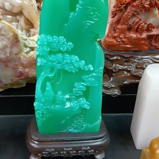 寿山石印石高山流水