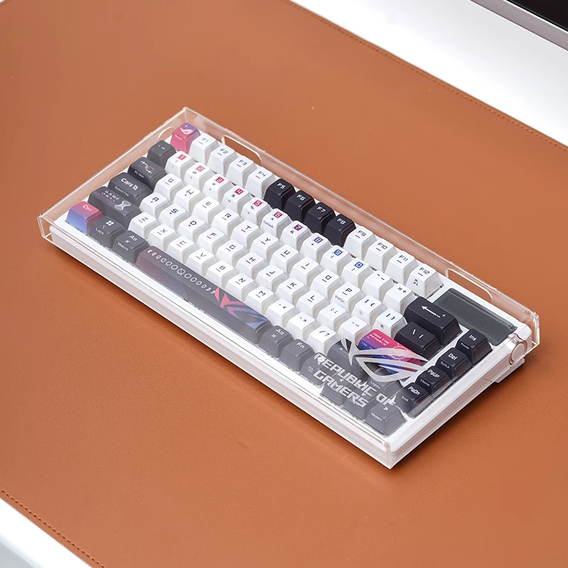 键盘防尘罩亚克力保护盖适用ROG夜魔X二用收纳透明保护盖底托