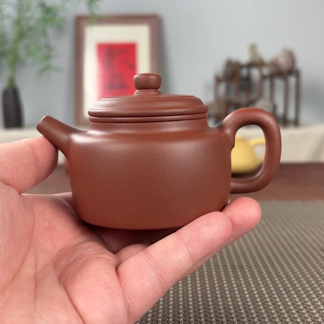 紫砂茶壶柯****长黄龙山原矿紫砂壶160