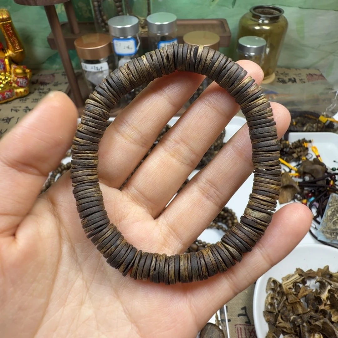 沉香沉香碎屑卡8沉水片片珠