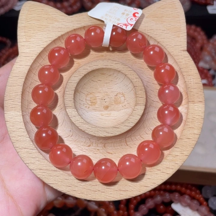 南红玛瑙未镶嵌10.4咪深色冰粉1956