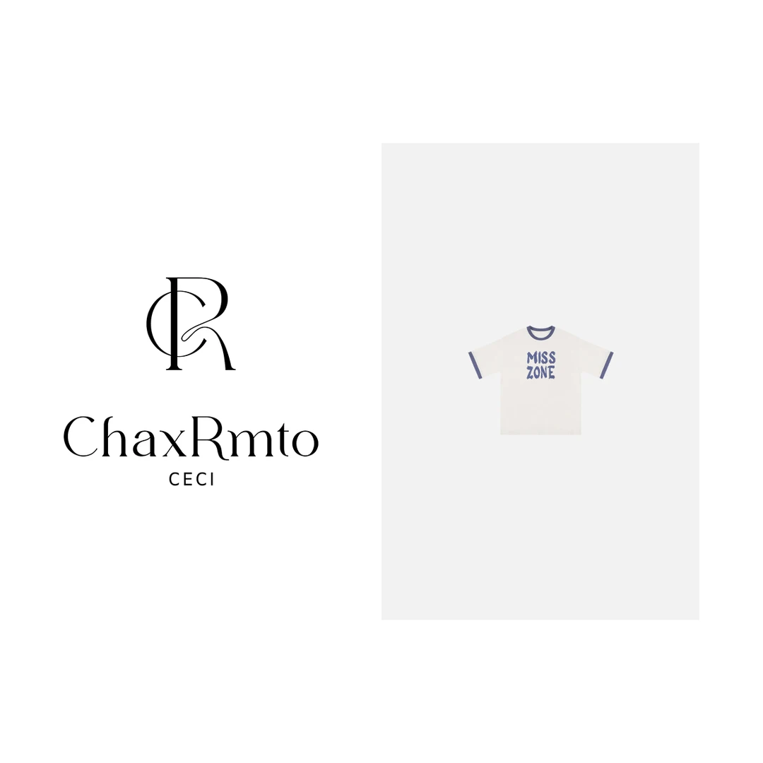 ChaxRmto"万金油”纯棉时尚春游字母印花短袖T恤斯斯SD1A0006