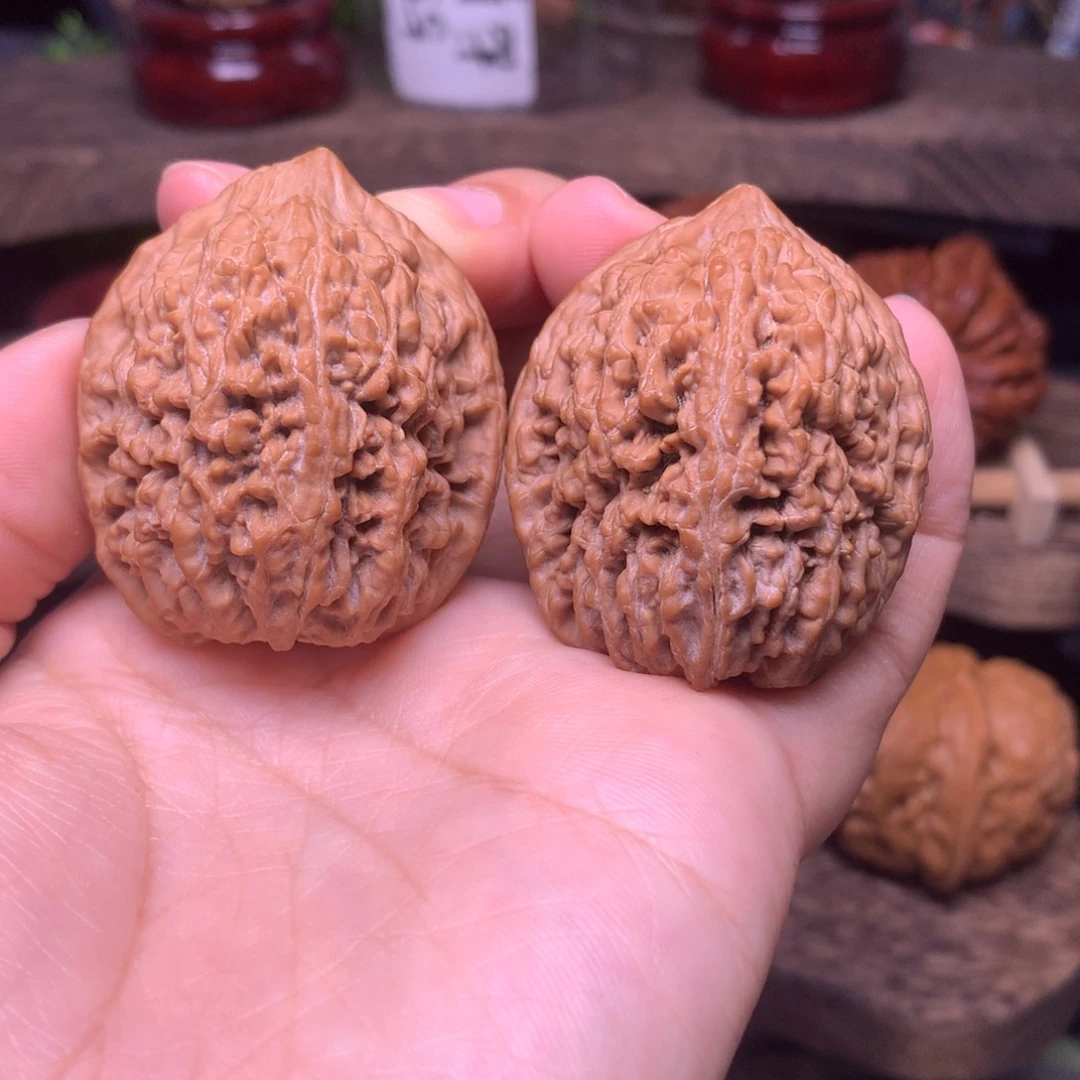 文玩核桃吊坠36蒜头全品