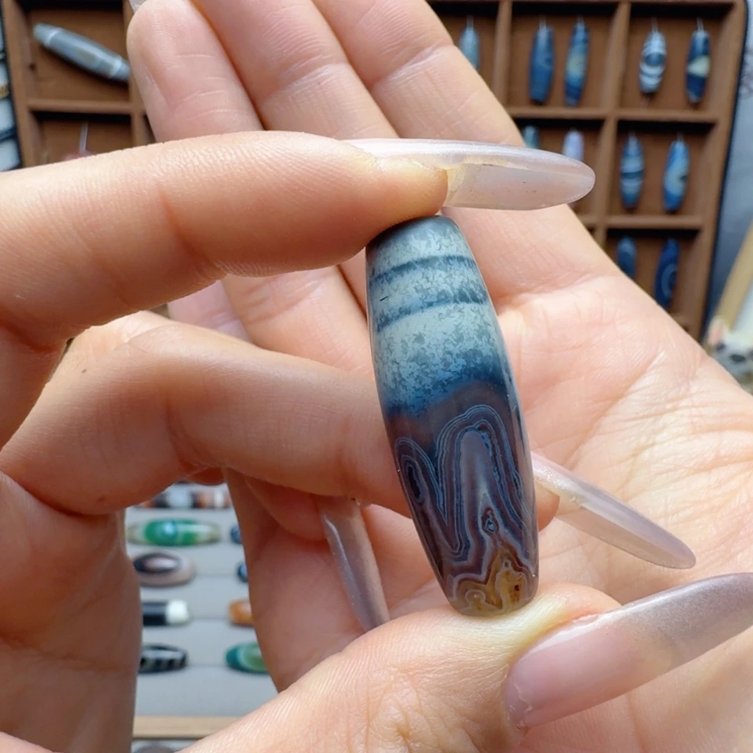 玛瑙/玉髓未镶嵌锁骨