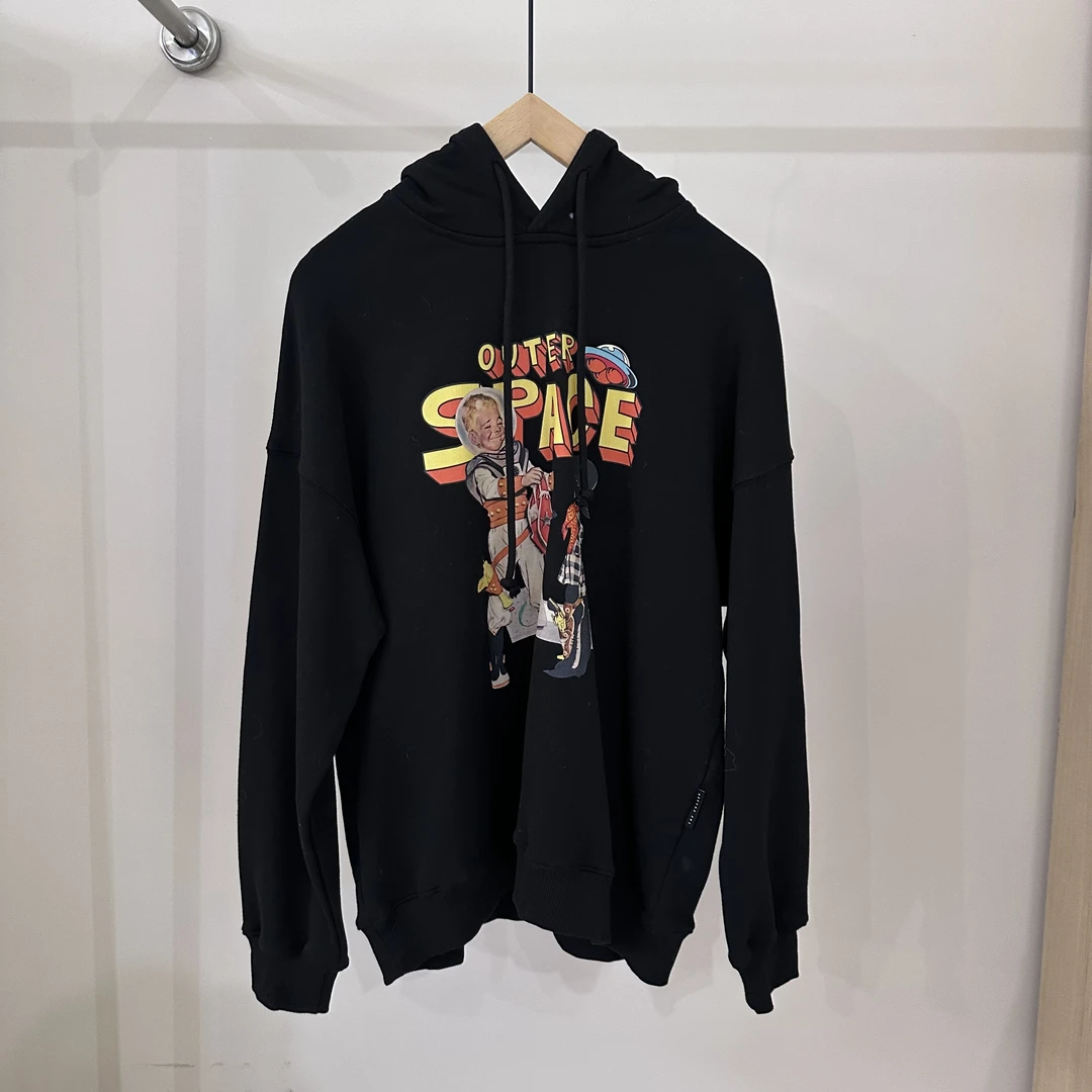 女款长袖连帽印花卫衣1223114009