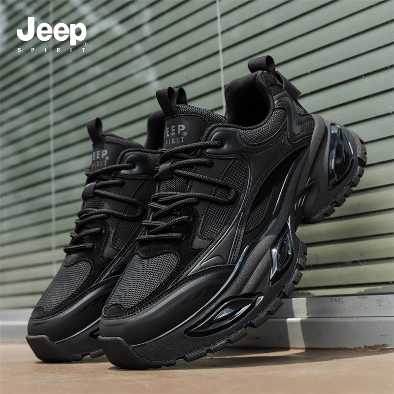 JEEPSPIRIT吉普干净感痞帅男鞋秋季新款时尚百搭休闲男士运动鞋子