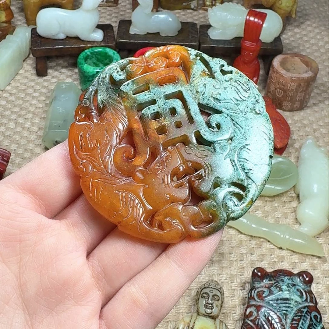 白玉菩提吊坠挂件