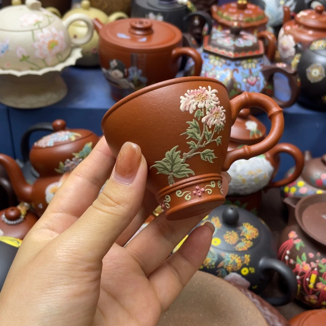 紫砂茶杯紫砂主人杯100cc