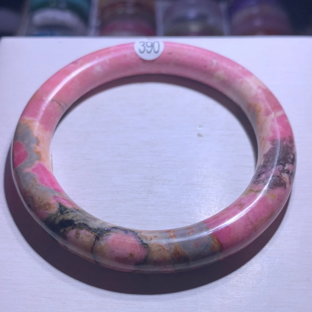 银S925镶嵌手镯水晶蔷薇62圈390