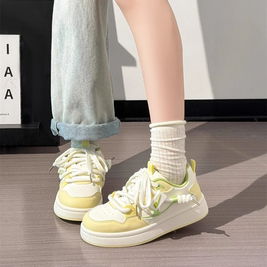 Warrior/回力小白鞋女新款网红爆款厚底板鞋泽西风轻便软底运动鞋