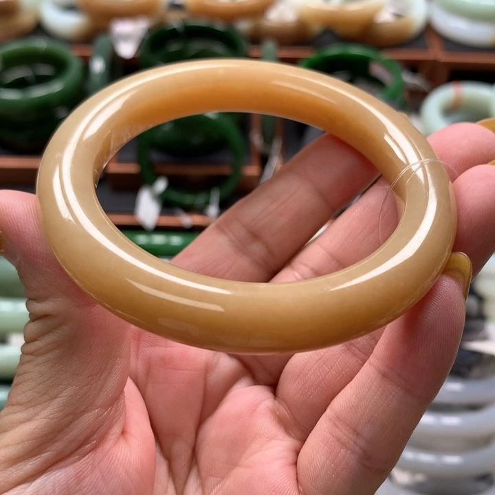 【闪购商品】未镶嵌手镯和田玉（糖玉）