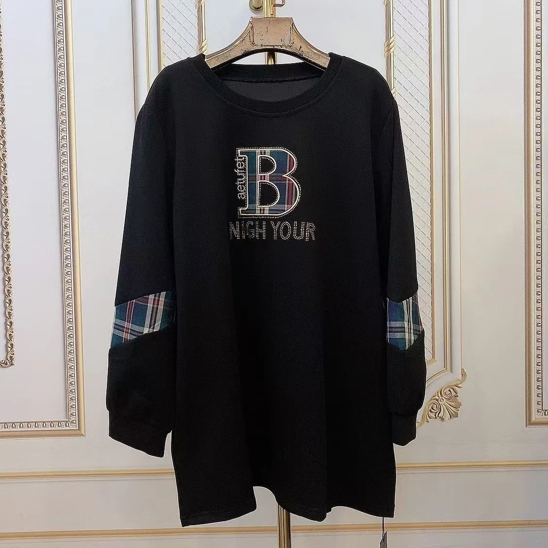 （衣长77）新款时尚百搭卫衣8504