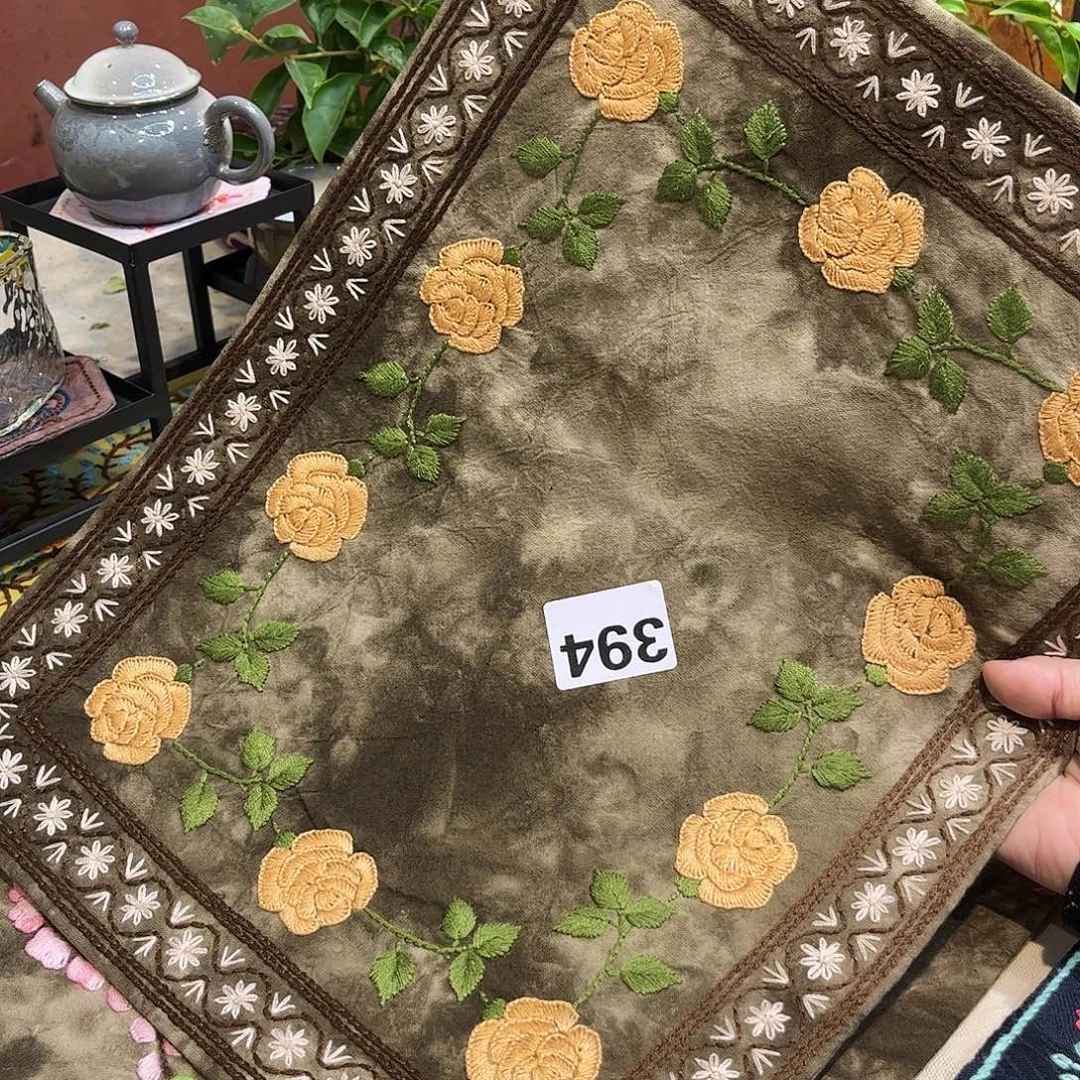 规格30.40刺子绣茶席