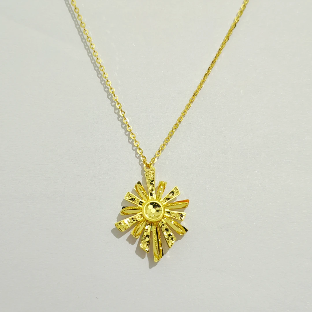 CAIBAI JEWELRY/菜百首饰SY足金链牌时尚百搭