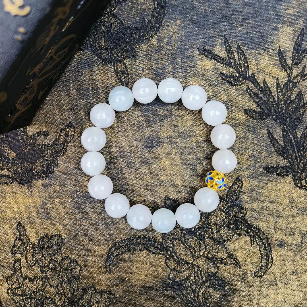 陶瓷手链 海云母手串太阳下变色J0184无礼盒