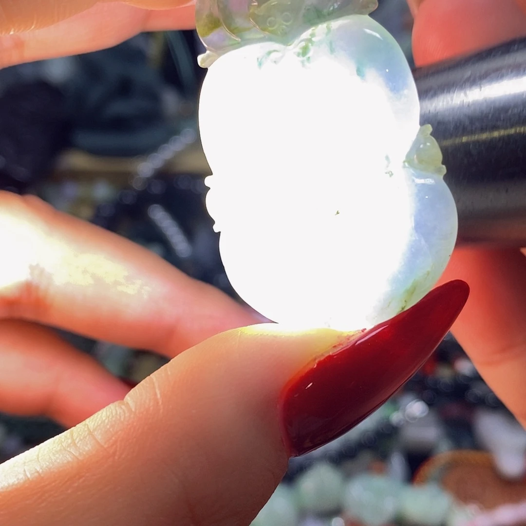 颈饰未镶嵌翡翠天然翡翠