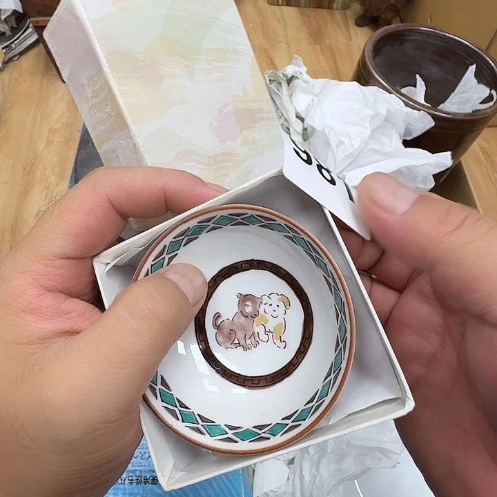 瓷片工艺品摆件瓷器摆件正能量