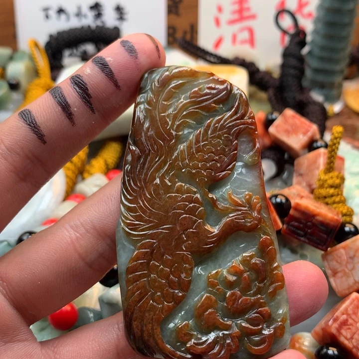翡翠未镶嵌颈饰保真天然a货翡翠