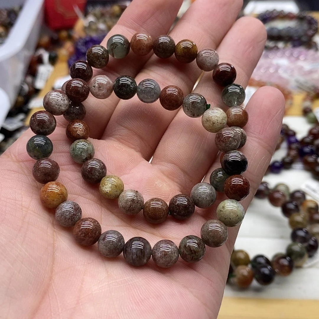 水晶手链未镶嵌多样性发货发一条