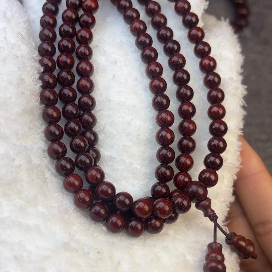 手串/手链檀香紫檀（小叶紫檀）0.7 108高油密外二表