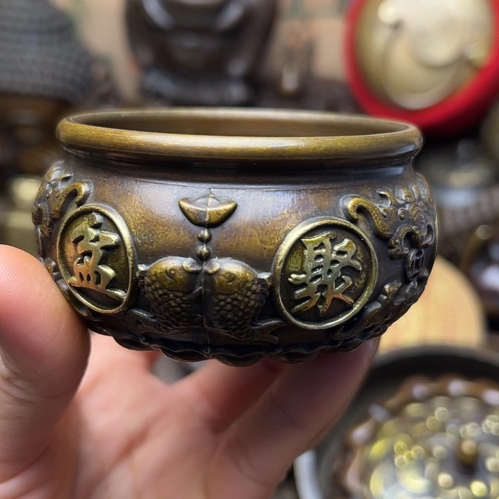 铜器摆件老王直播间