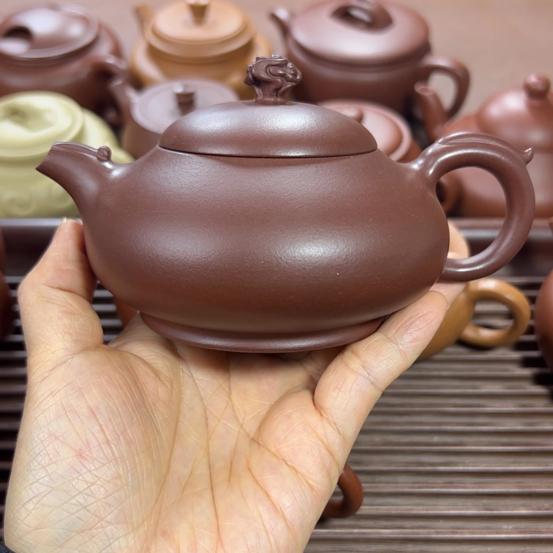 茶壶紫泥龙血砂 龙凤呈祥 230cc