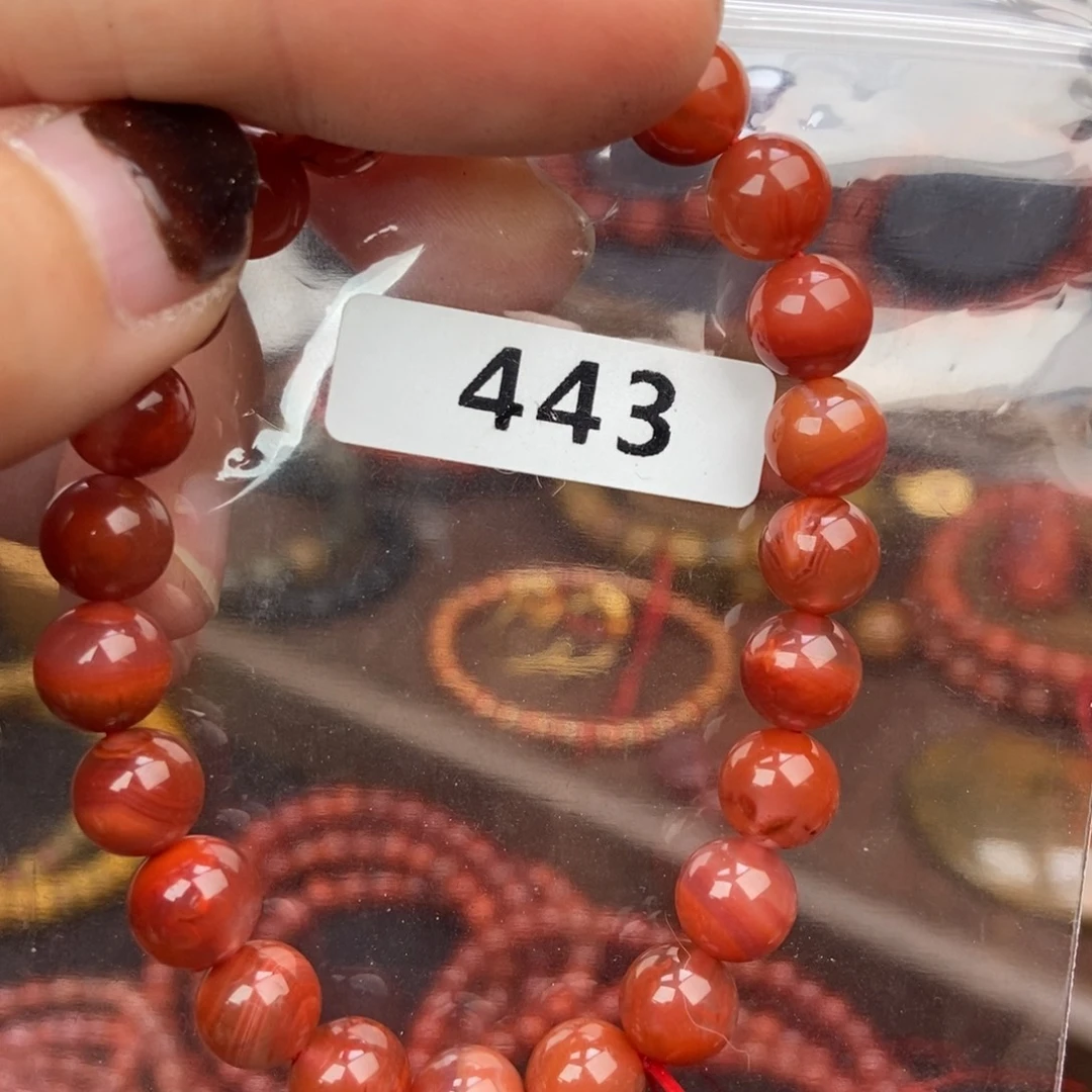 南红玛瑙未镶嵌手链