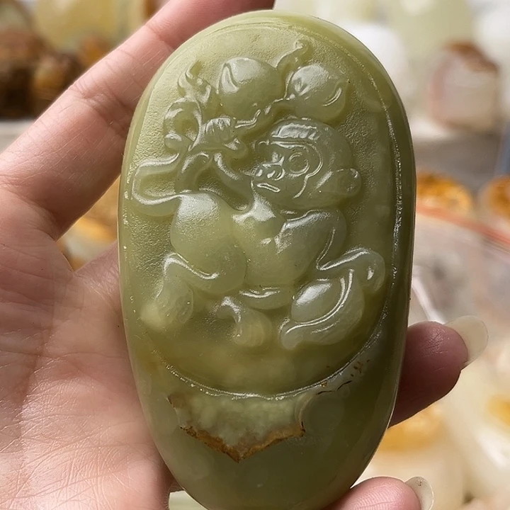 石材古青石不退换猴微瑕