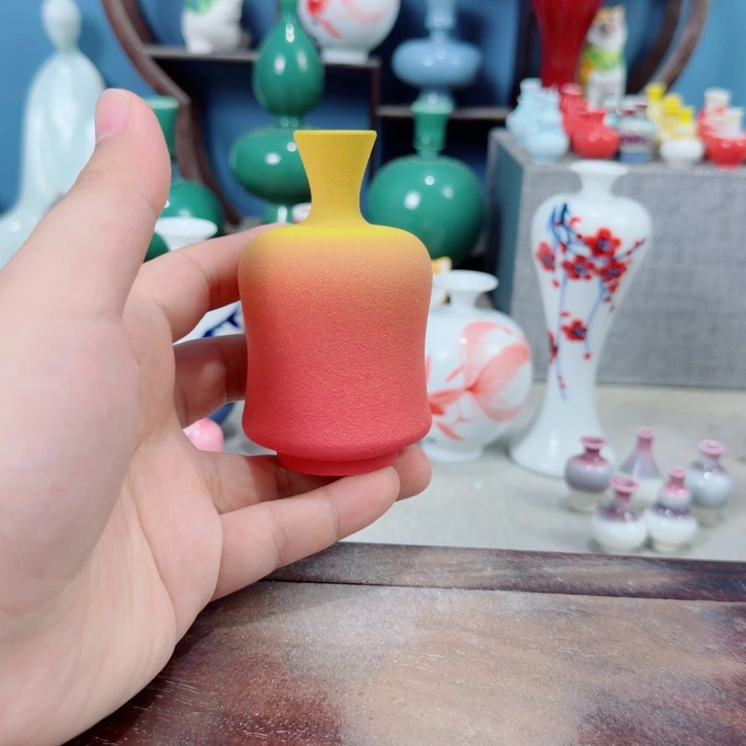 陶瓷手工小花器摆件