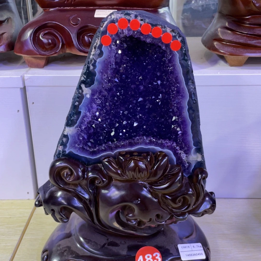 乌拉圭紫水晶摆件