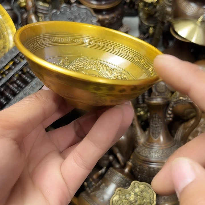 顺顺利利，铜器摆件