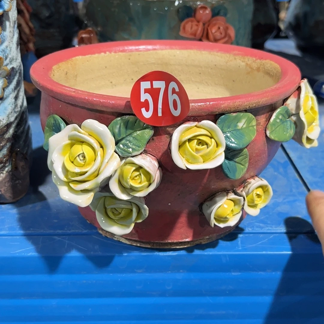 576 号陶然花器多肉植物手工花盆