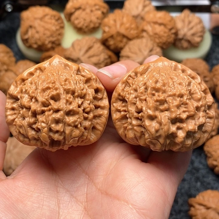 文玩核桃把件精品大官帽44