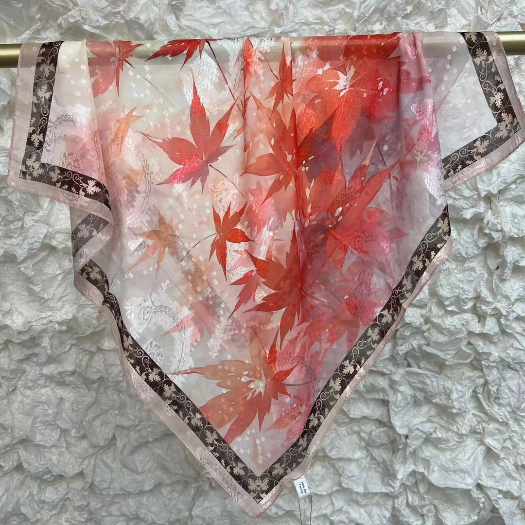 【红枫叶】手工剪花款百搭围巾C116微瑕