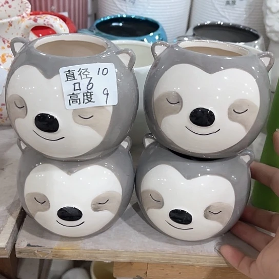 多肉绿植陶瓷花盆9.9包邮