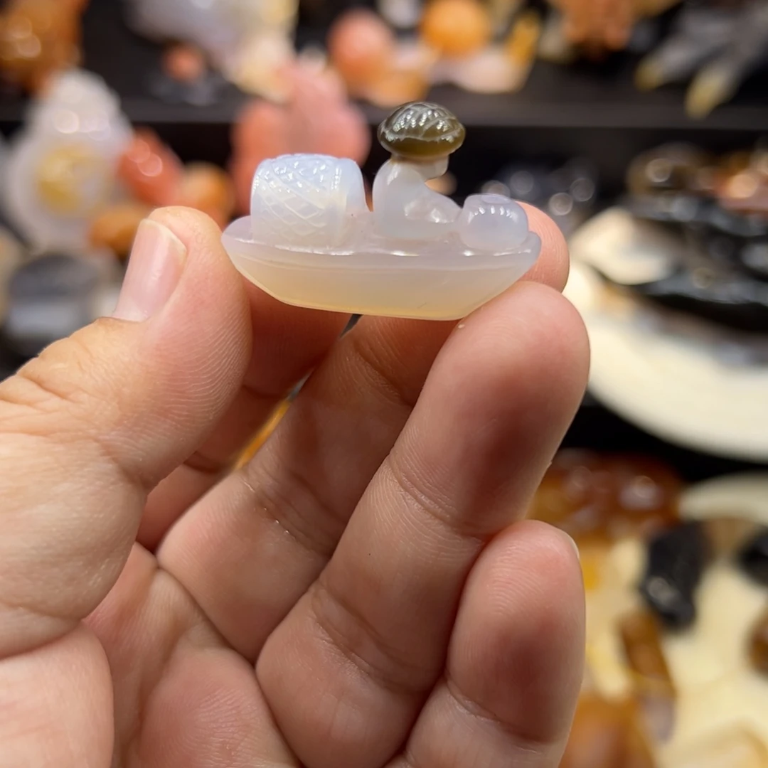 玛瑙/玉髓未镶嵌手玩/摆件/挂件