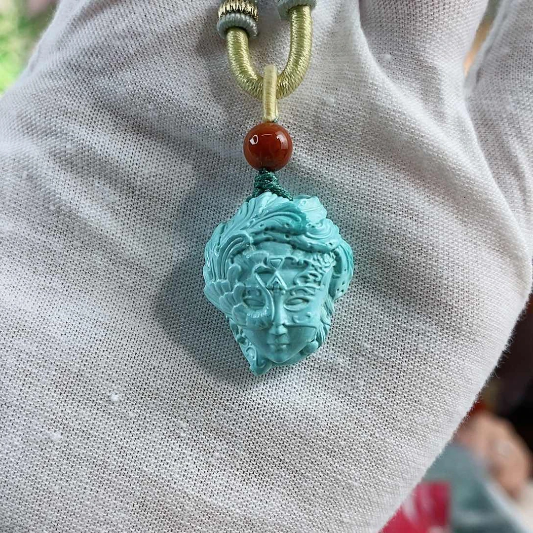 绿松石珠宝奇石未镶嵌