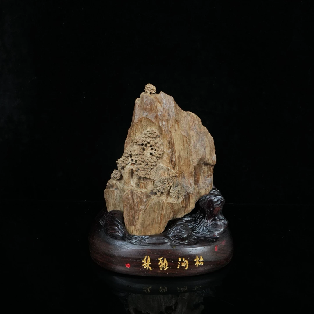 A7225 加里曼丹沉香高山料/松涧雅集 14x10x16cm 净109g