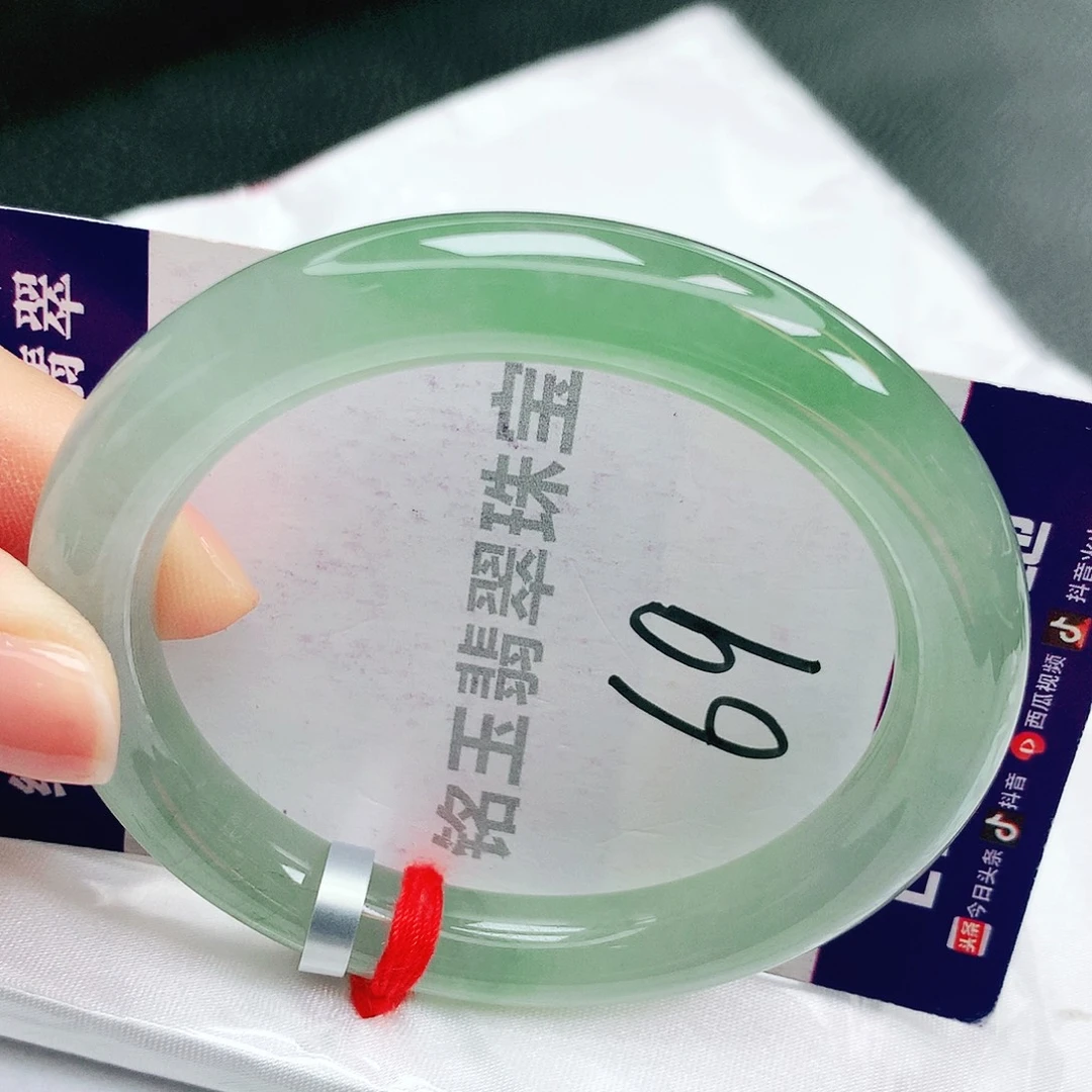 翡翠未镶嵌手镯缅甸天然a货翡翠手镯