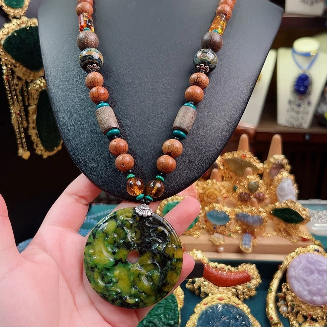 925银珐琅锦钰原创设计款项链