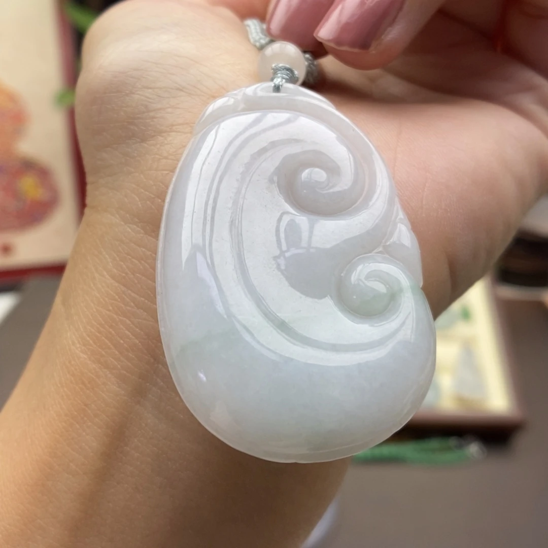 翡翠未镶嵌颈饰吊坠2